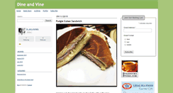 Desktop Screenshot of dineandvine.com